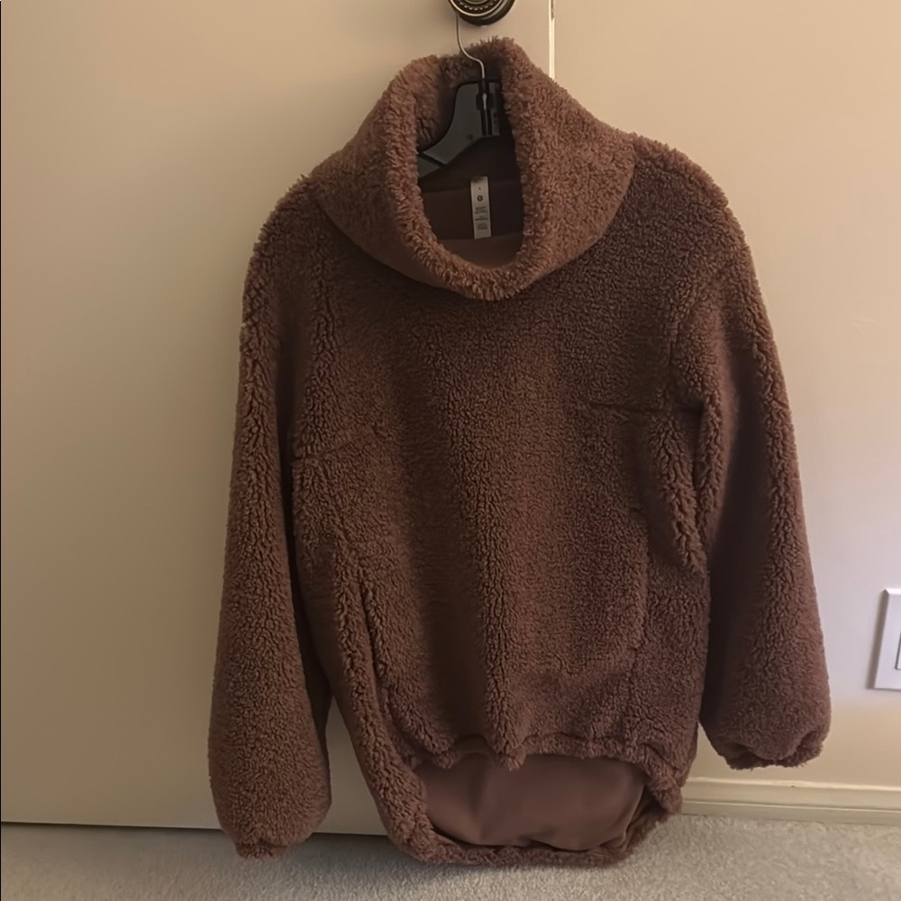 Lululemon Brown Sherpa pullover